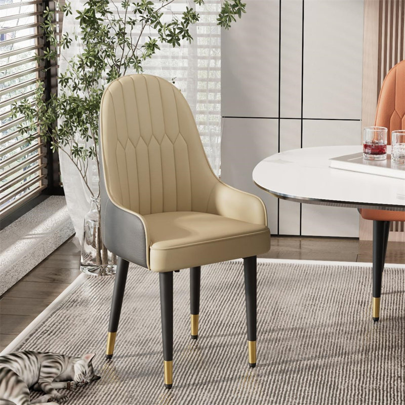Leather back dining chairs hotsell